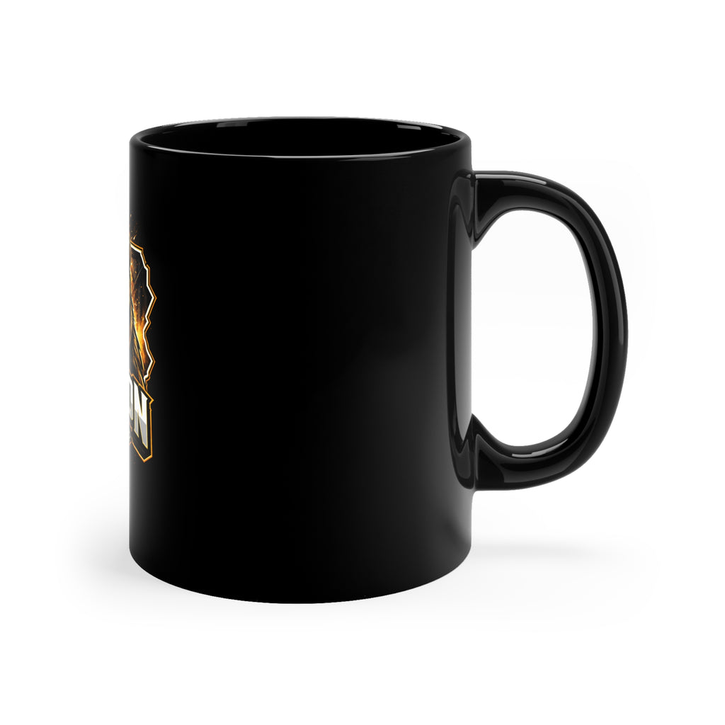 Clairton Roaring Bear Black Coffee Mug — 11oz Team Mascot Gift