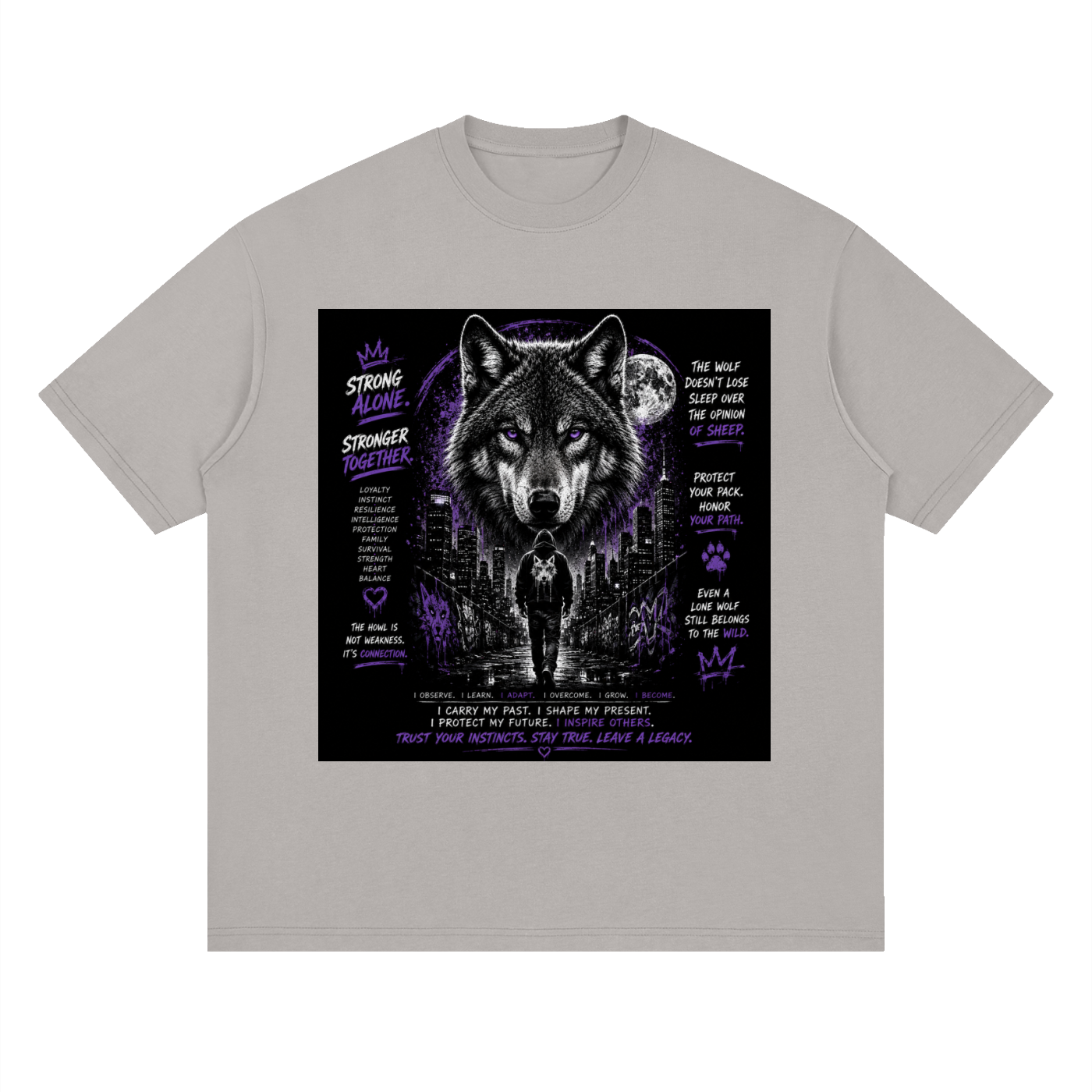 Streetwear Loose Drop Shoulder T-Shirt