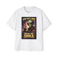 Alien Graphic Tee — "You Will Not Steal My Smile" Cotton T‑Shirt