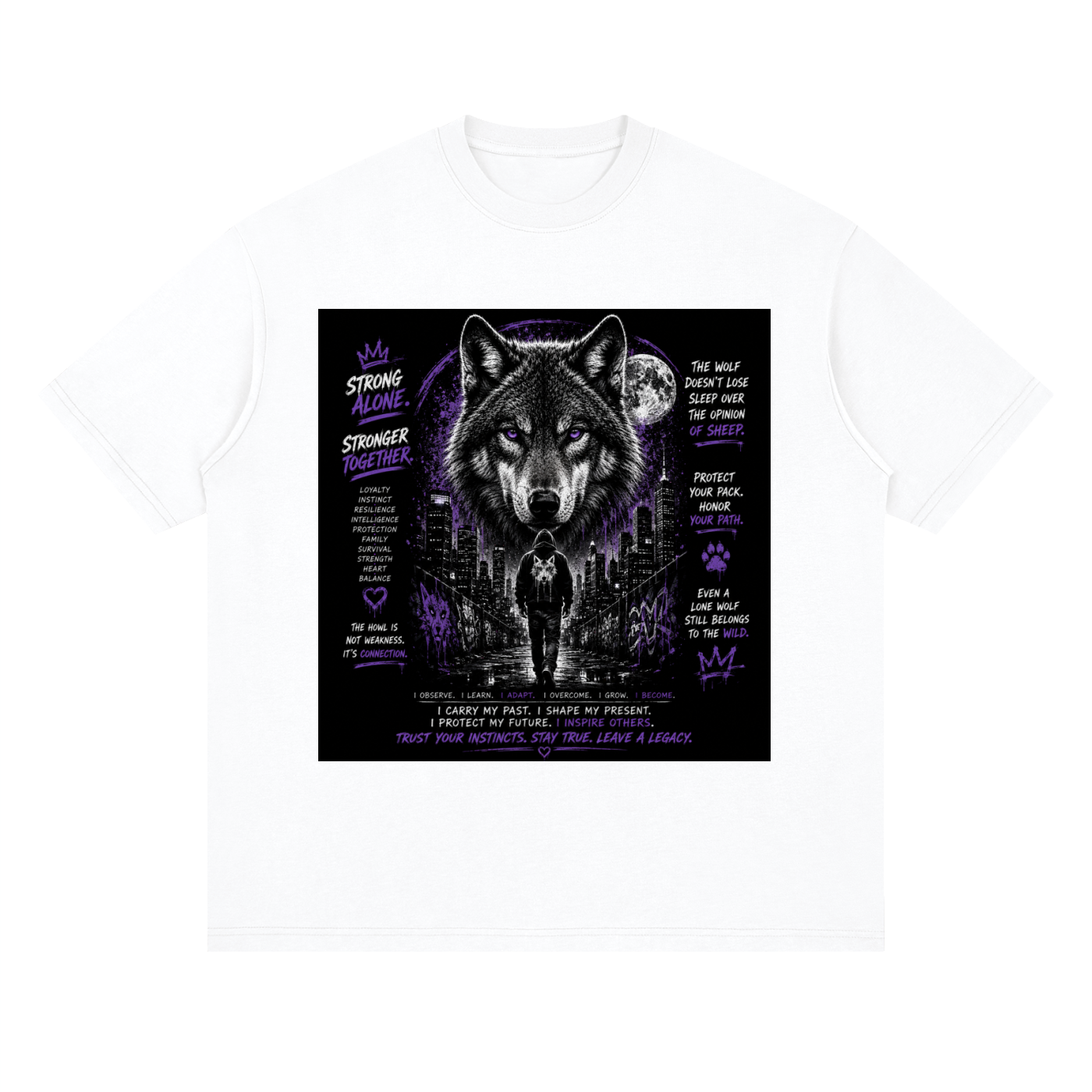 Streetwear Loose Drop Shoulder T-Shirt