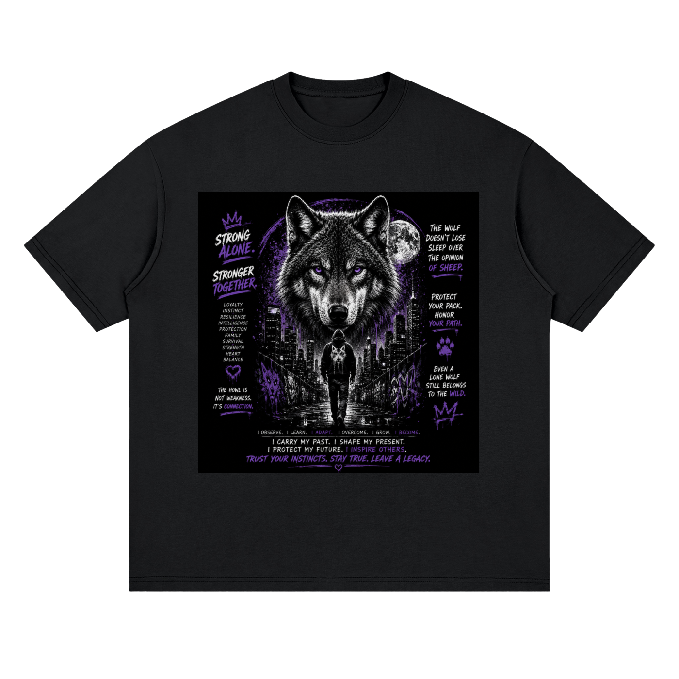 Streetwear Loose Drop Shoulder T-Shirt
